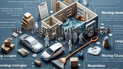 ✨ 아산 배방읍 갈매리 이사청소, 💎 꿀팁 대방출! 놓치면 후회! 🏡